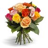 Blumenstrauß, "Bunte Rosen".Dieser Strauss ist auch in reinen Farben erhältlich,mailen Sie kurz Ihren Farbwunsch.