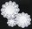 Biedermeiermanschette weiß17-18 cm Grösse, 1 Blumenmanschette