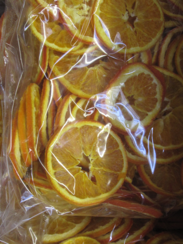 10 Orangen-Scheiben,getrocknet